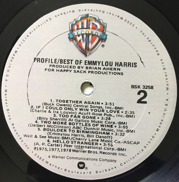 Profile / Best Of Emmylou Harris