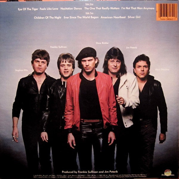 Release: Eye Of The Tiger-Vinyl-US-1982-FZ 38062-1010213