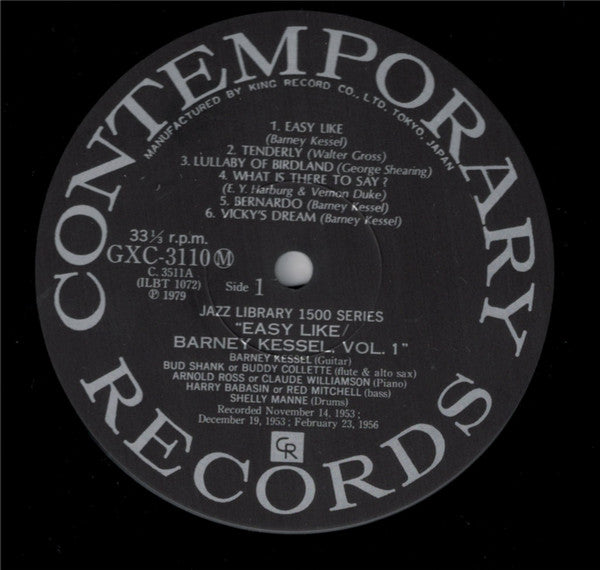'Easy Like' Barney Kessel Volume 1