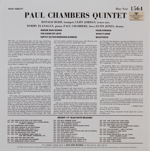 Paul Chambers Quintet