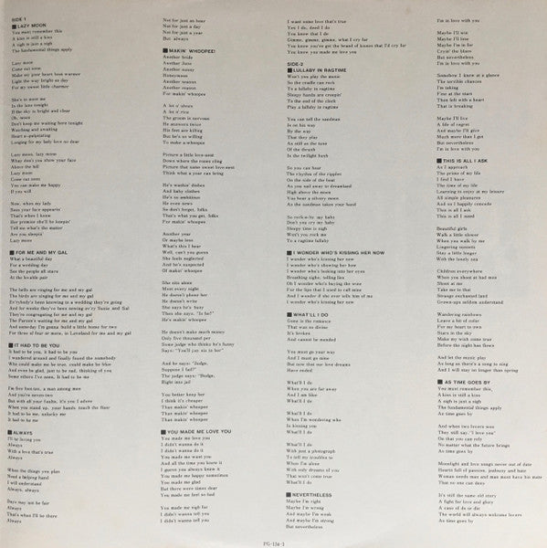 A Little Touch Of Schmilsson In The Night