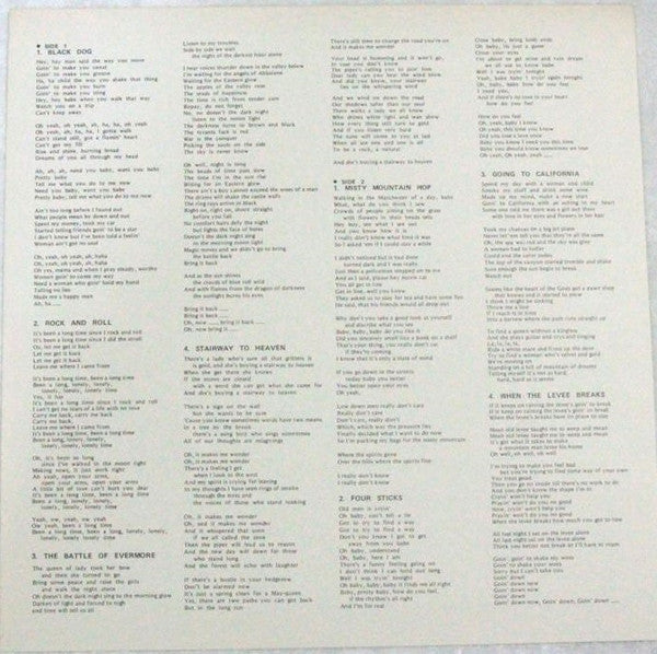 Untitled = レッド・ツェッペリン IV
