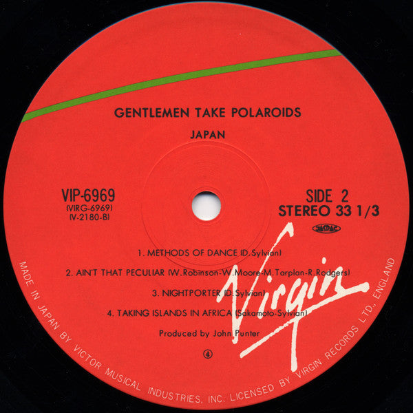 Gentlemen Take Polaroids = 孤独な影