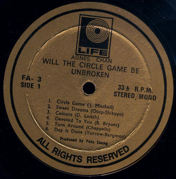 Will The Circle Game Be Unbroken