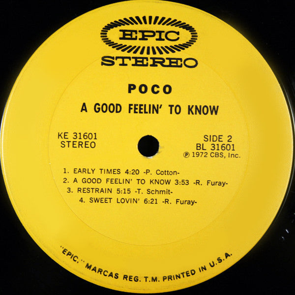 A Good Feelin' To Know