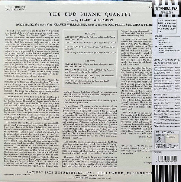 Bud Shank Quartet Featuring Claude Williamson