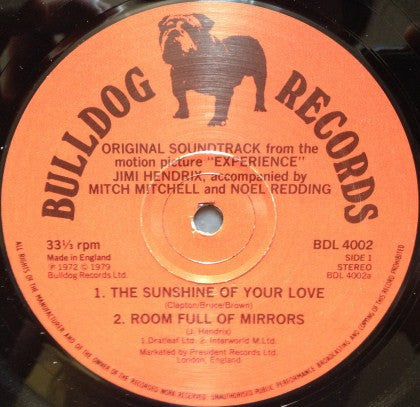 Original Sound Track From The Feature Length Motion Picture “Experience”