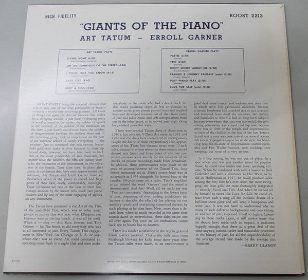 Giants Of The Piano