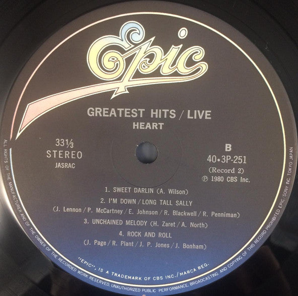 Greatest Hits / Live