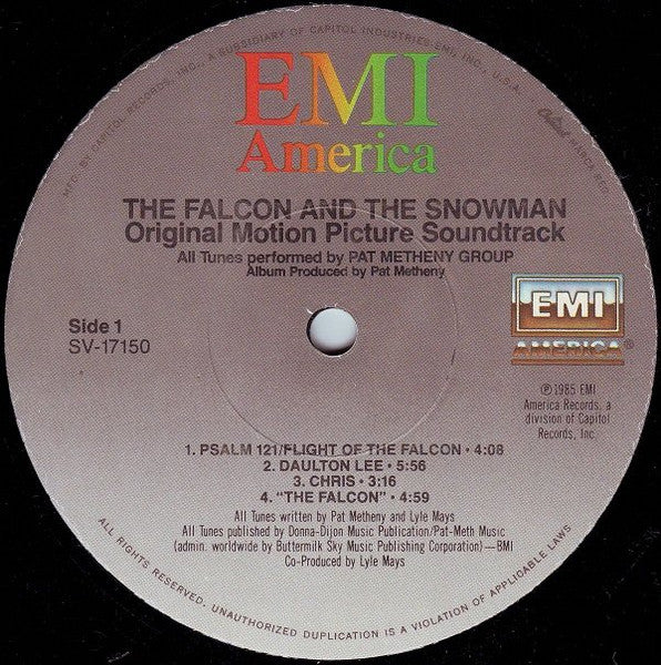 The Falcon And The Snowman (Original Motion Picture Soundtrack)