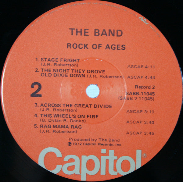 Rock Of Ages (The Band In Concert)