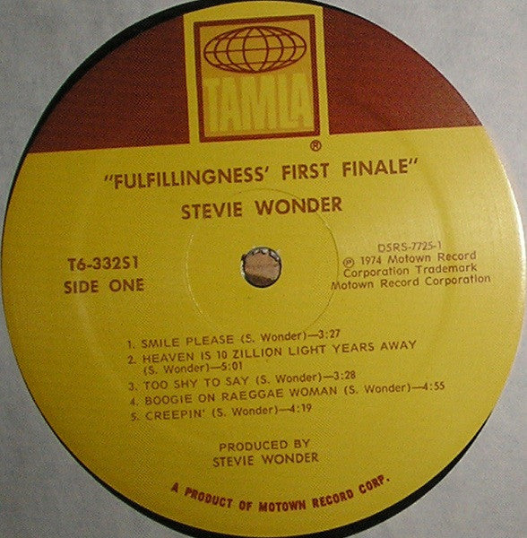 Fulfillingness' First Finale