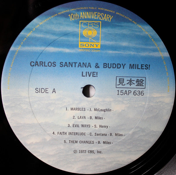 Carlos Santana & Buddy Miles! Live!
