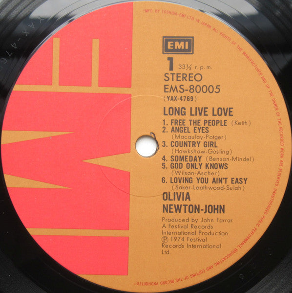 Long Live Love = とこしえの愛