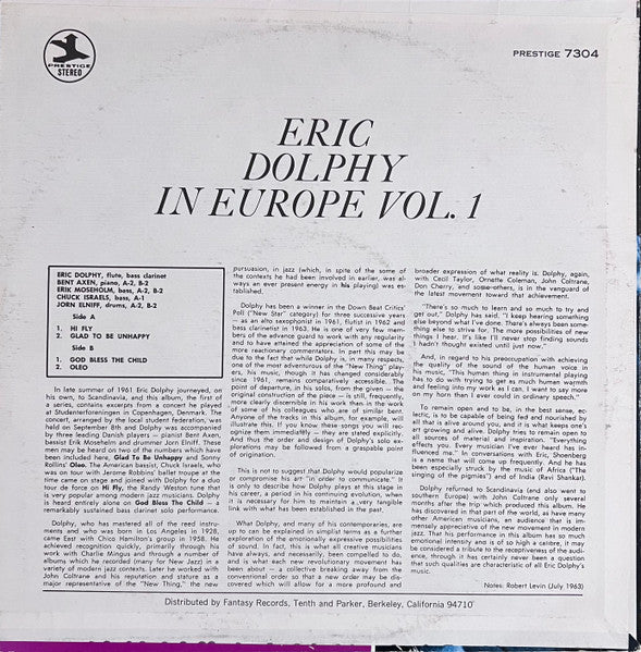 In Europe, Vol. 1
