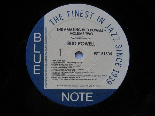 The Amazing Bud Powell, Volume 2