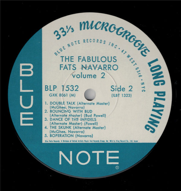 The Fabulous Fats Navarro Volume 2