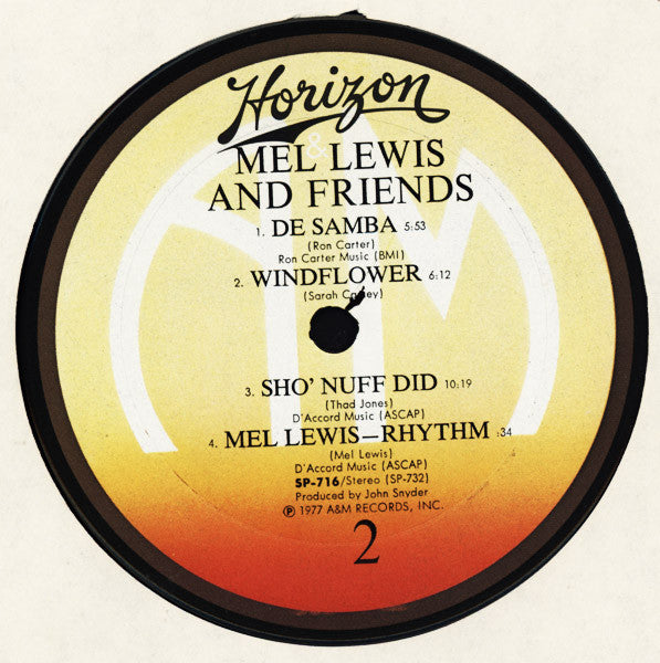 Mel Lewis And Friends