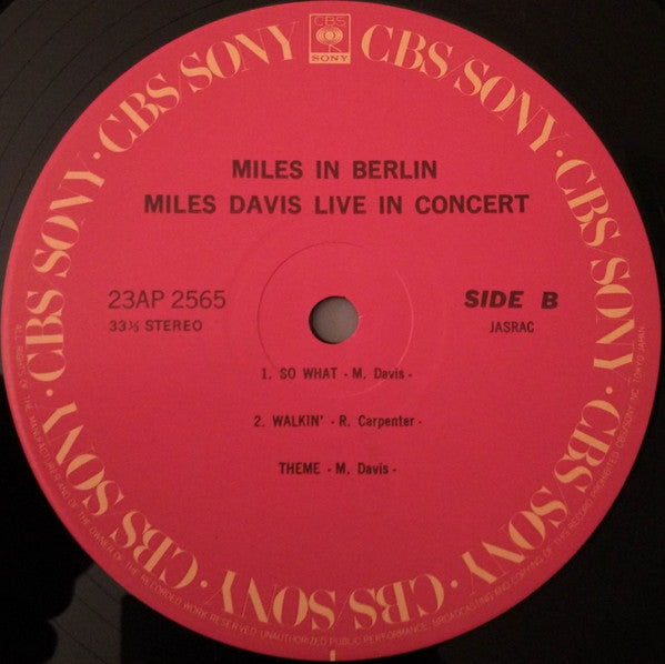 Miles In Berlin