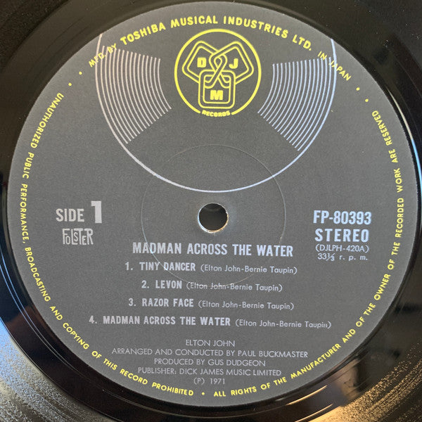 Madman Across The Water