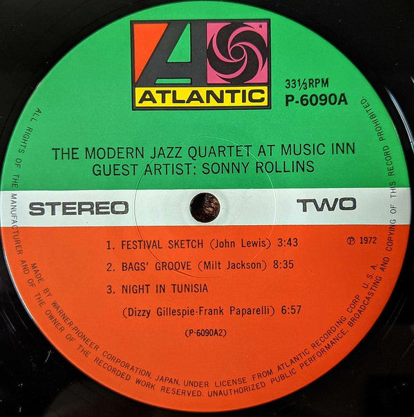 The Modern Jazz Quartet At Music Inn — Volume 2