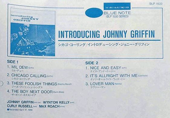 Introducing Johnny Griffin
