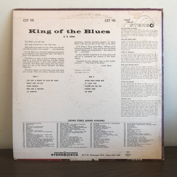 King Of The Blues