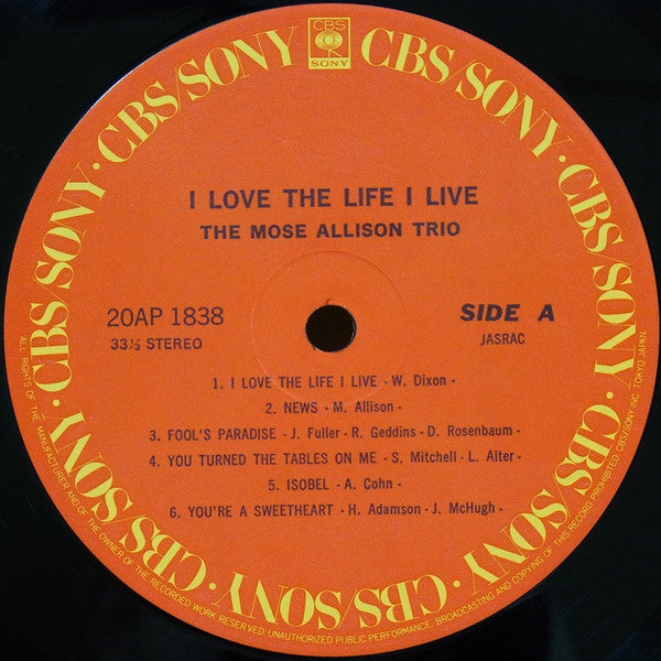 I Love The Life I Live