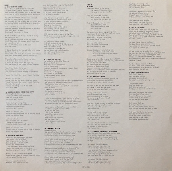 Aladdin Sane = アラディン・セイン