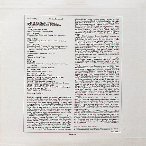 Jazz At The Plaza Vol. II