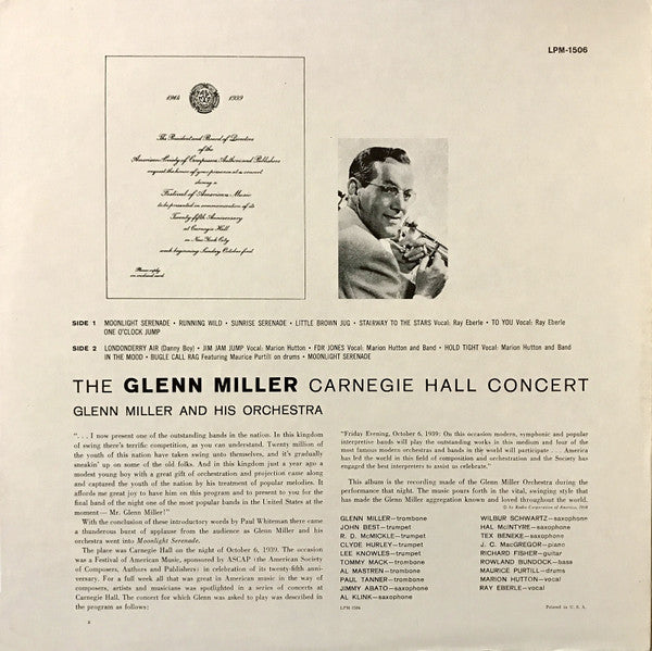 The Glenn Miller Carnegie Hall Concert