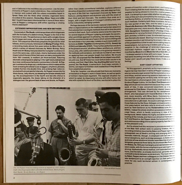 The Complete Pacific Jazz Small Group Recordings Of Art Pepper