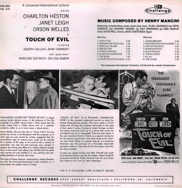 Touch Of Evil (Original Motion Picture Soundtrack)