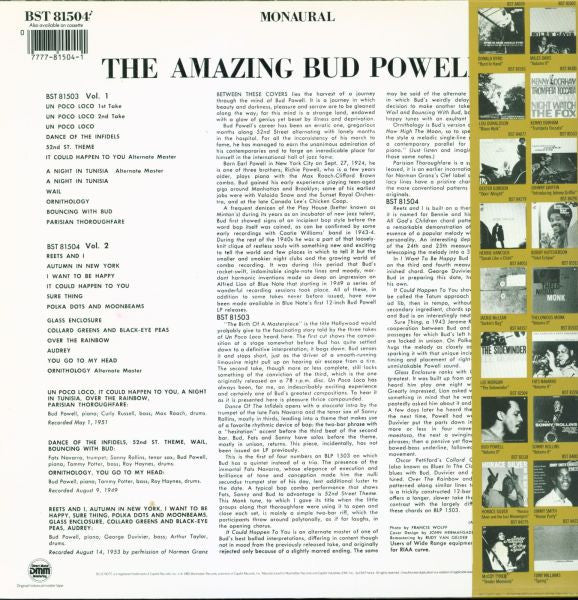 The Amazing Bud Powell, Volume 2