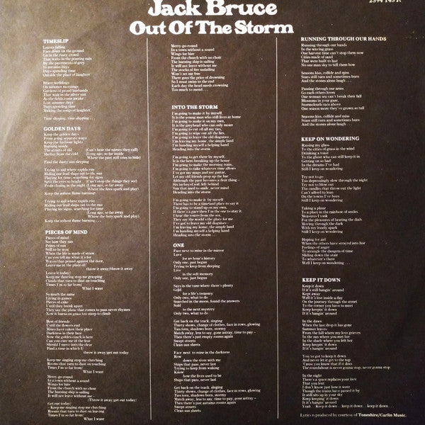 Out Of The Storm