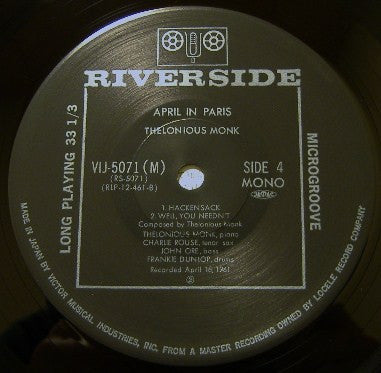 April In Paris / Live