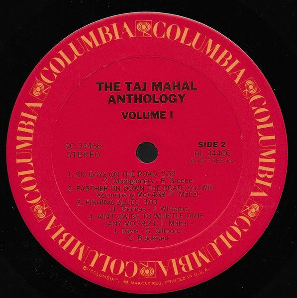 The Taj Mahal Anthology (Volume 1)