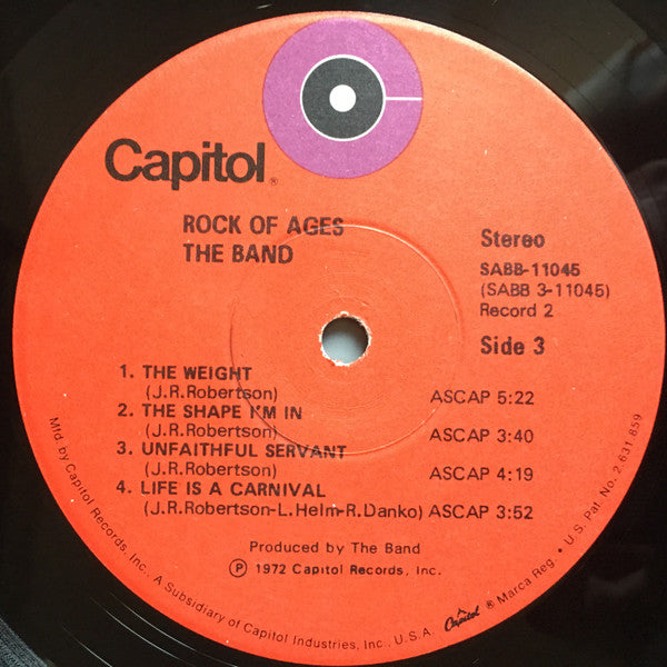 Rock Of Ages (The Band In Concert)