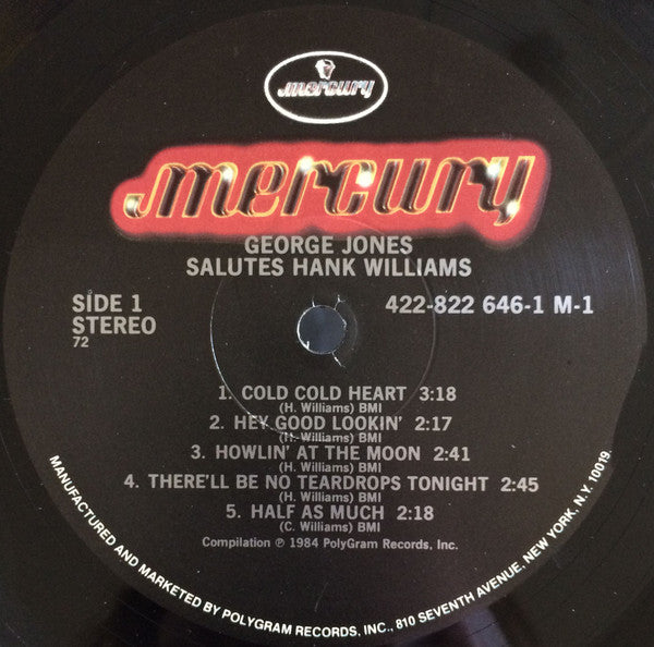 George Jones Salutes Hank Williams