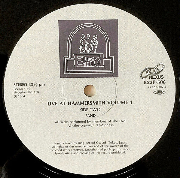 Live At Hammersmith Vol 1.