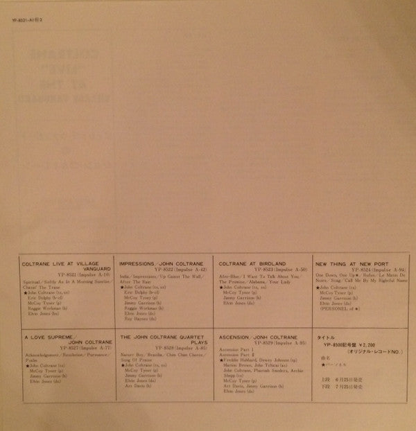 "Live" At The Village Vanguard