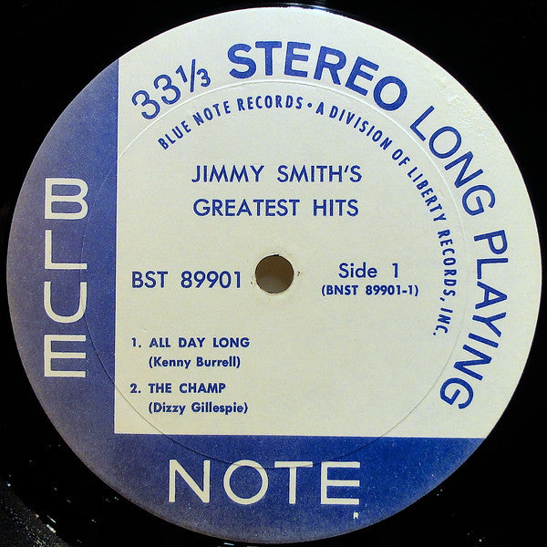 Jimmy Smith's Greatest Hits!