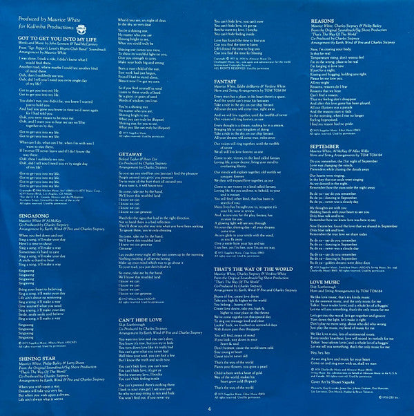 The Best Of Earth, Wind & Fire Vol. I