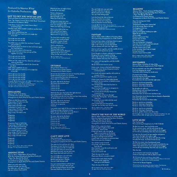 The Best Of Earth, Wind & Fire Vol. I