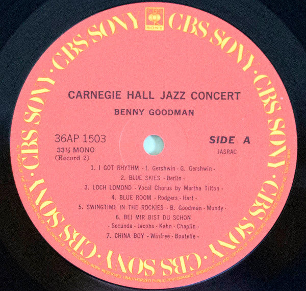 The Famous 1938 Carnegie Hall Jazz Concert