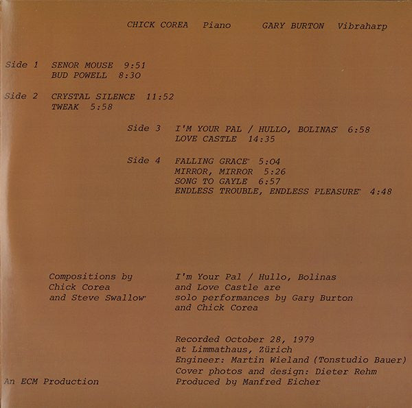 In Concert, Zürich, October 28, 1979