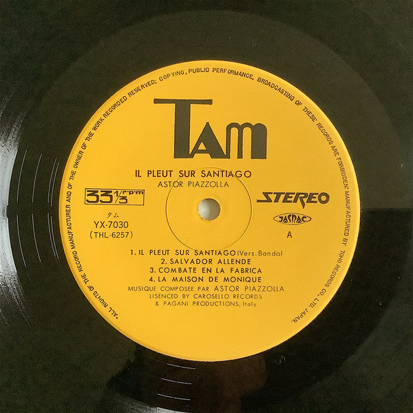 Il Pleut Sur Santiago