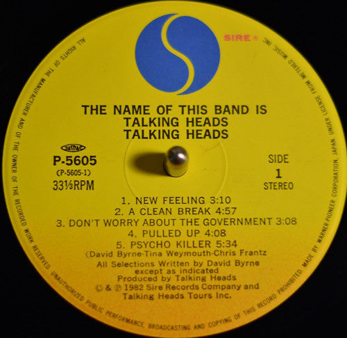 The Name Of This Band Is Talking Heads