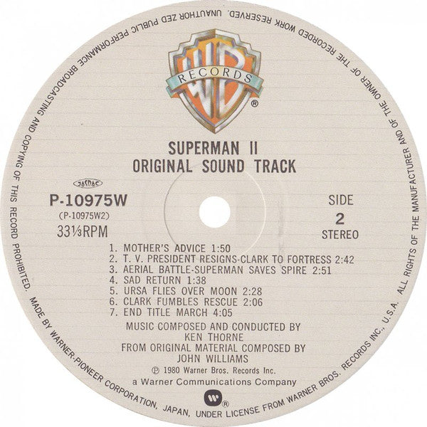 Superman Ⅱ (Original Sound Track)
