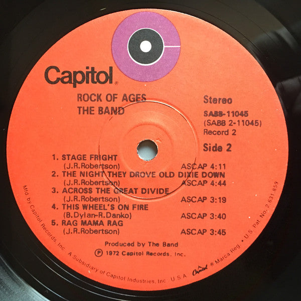 Rock Of Ages (The Band In Concert)